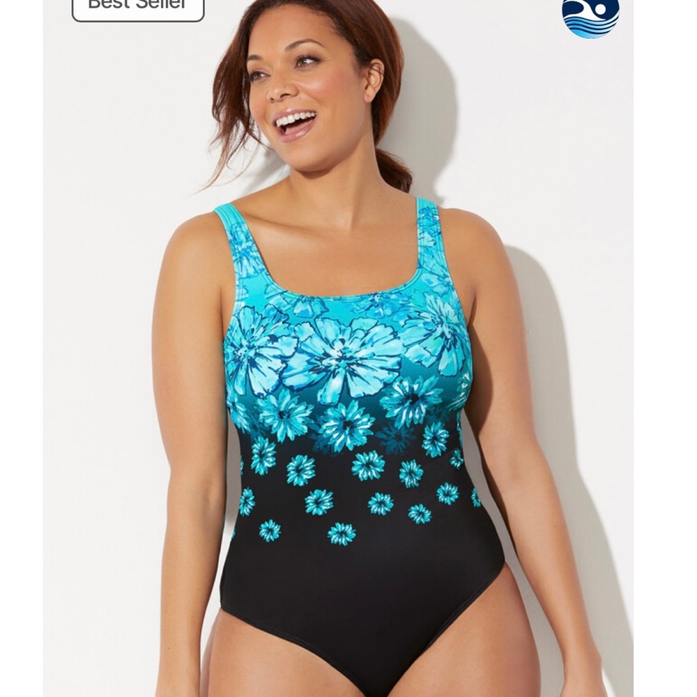 BRAND NEW-CHLORINE RESISTANT TANK ONE PIECE SWIMSUIT